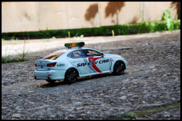Lexus IS-F, fuji speedway safety car white 2008, le 1 of 816pcs. (kyosho/jcollection)