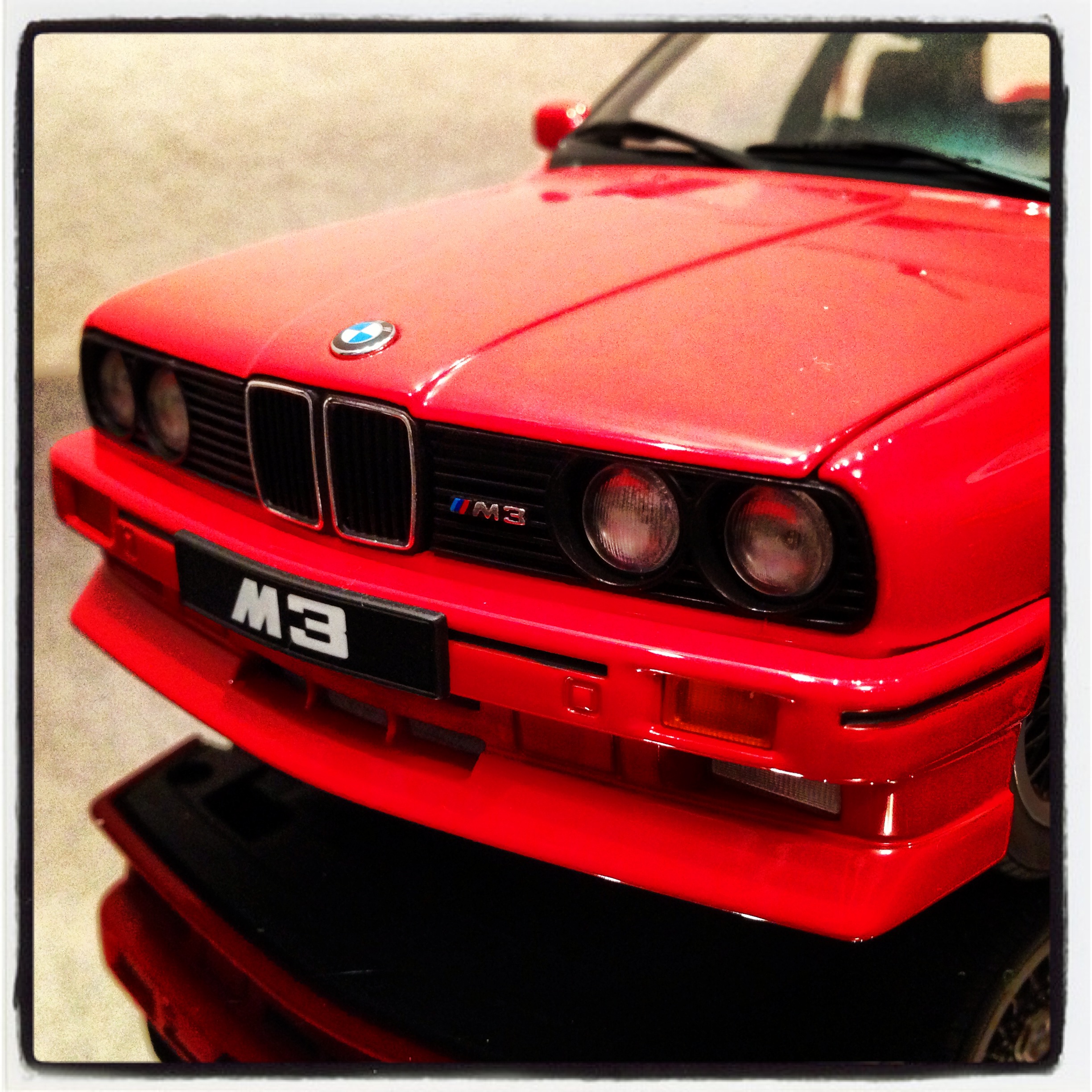 BMW M3 (E30) sport evolution, Cecotto edition 1989, red (autoart)