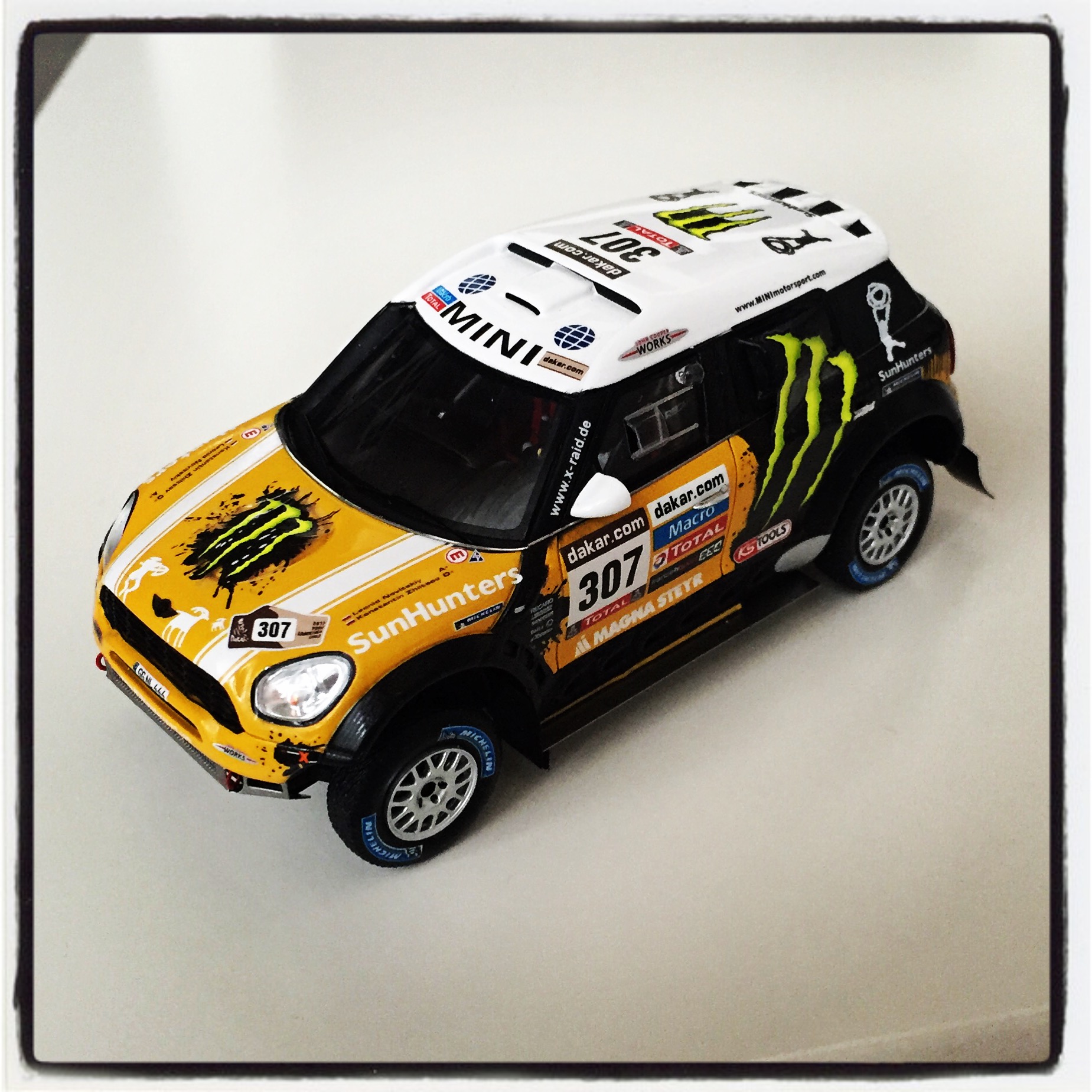 MINI Countryman All4 Racing, 2013, Dakar Rally 3rd place, Monster X-Raid Team, #307 L.Novitskiy/K.Zhiltsov (tsmmodel)