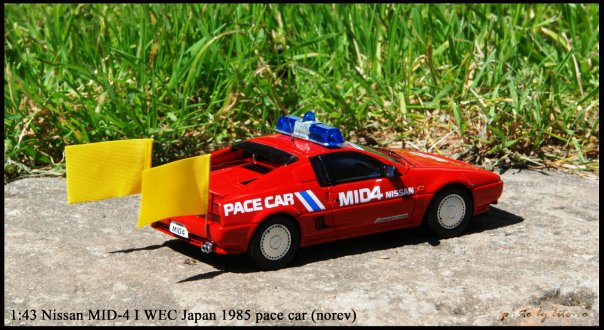 Nissan MID-4 I, WEC Japan 1985, pace car (norev)