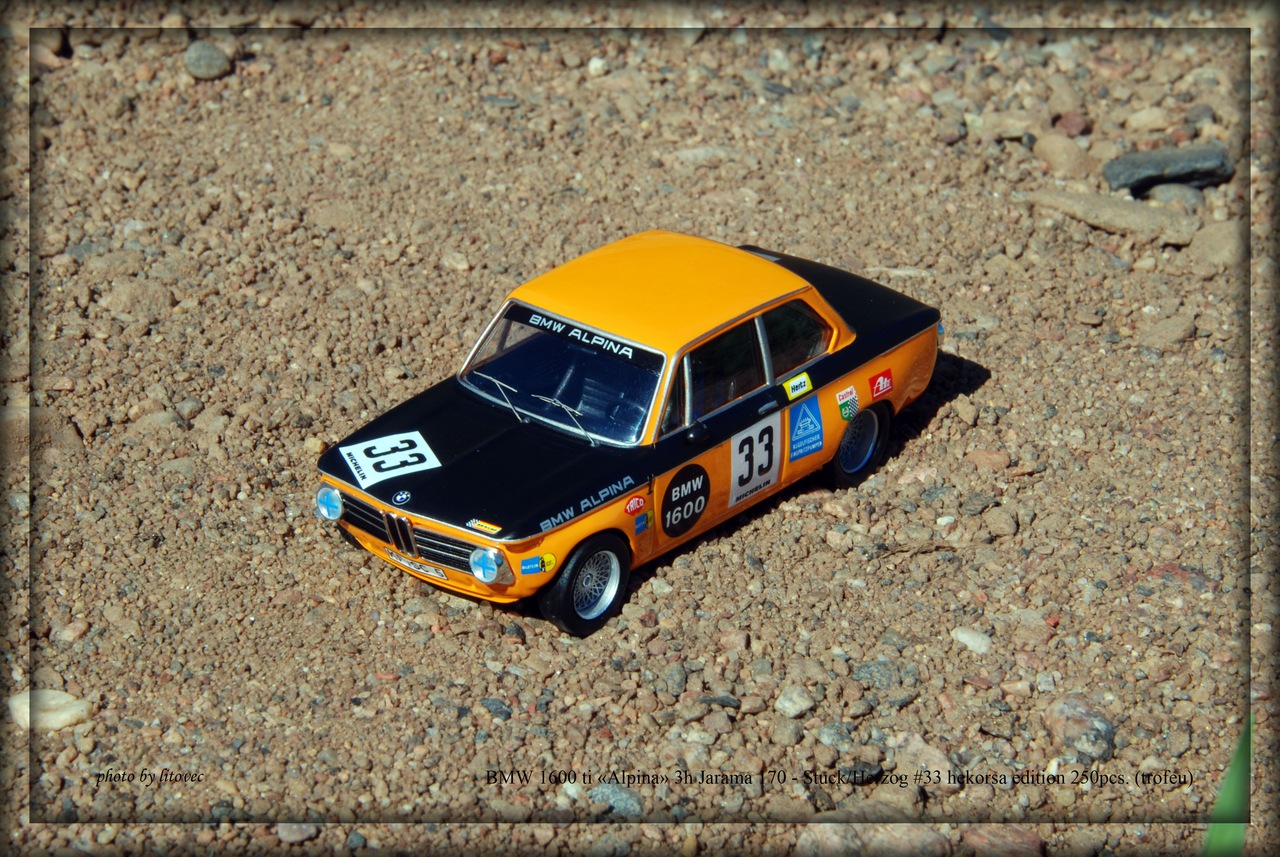 BMW 1600 ti «Alpina» 3h Jarama 1970, #33 Stuck/Herzog, hekorsa edition 1 of 250pcs. (trofeu) 