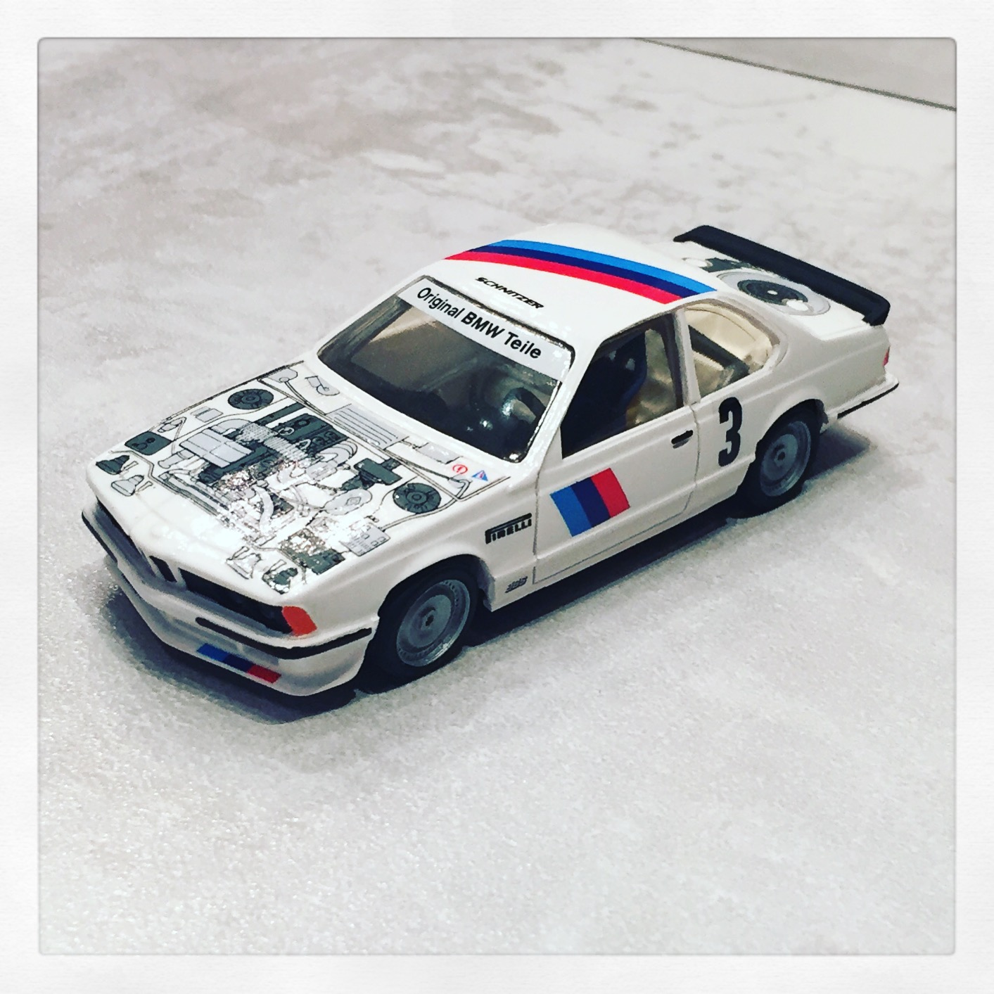 BMW 635CSi (E24) DTM Meister 1984, #2 V.Strycek (plastic)