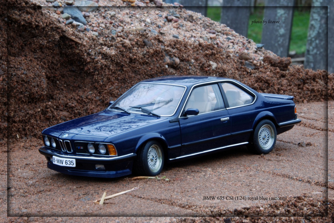BMW M635 Csi (E24)  "Royal Blue Metallic" (autoart)