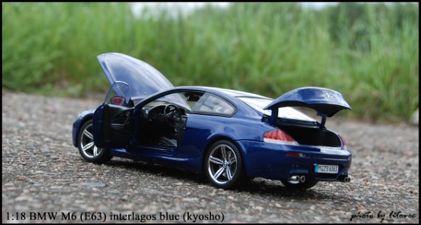BMW M6 coupe (E63) interlagos blue (kyosho) 