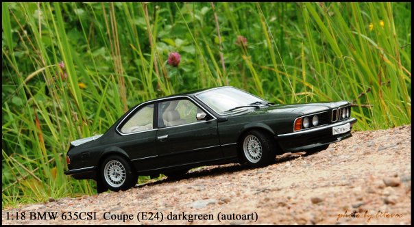 BMW 635 CSI Coupe (E24) darkgreen (autoart) 