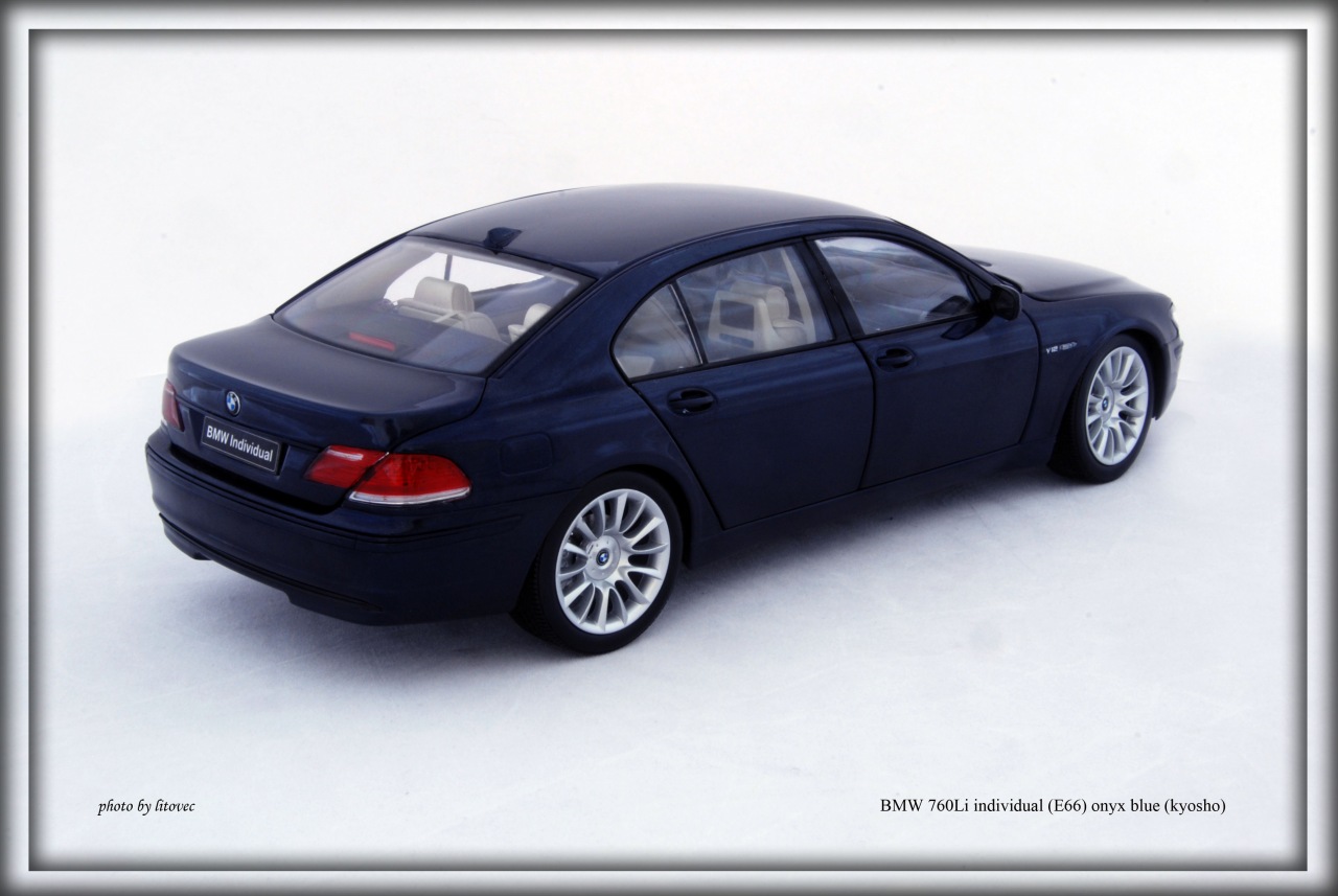 BMW 760Li individual (E66) onyx blue (kyosho)