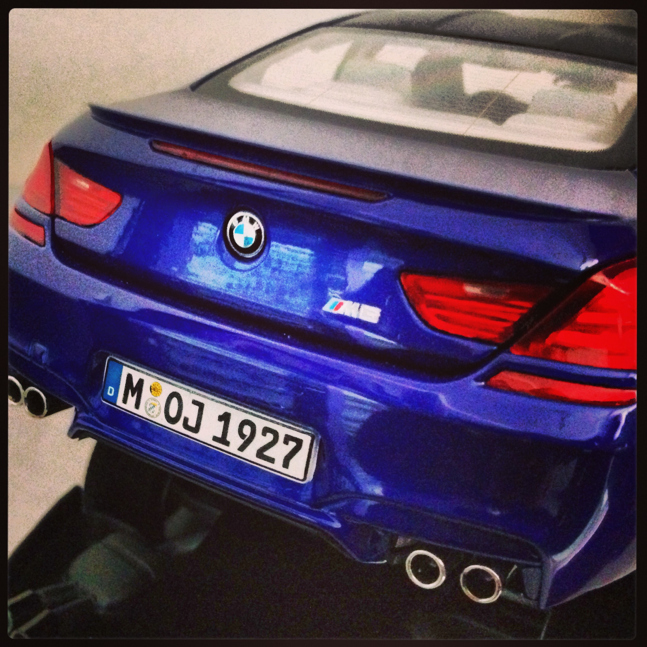 BMW M6 coupe (F13) san marino blue (paragon)