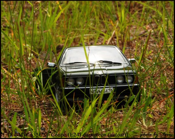 BMW 635 CSI Coupe (E24) darkgreen (autoart) 