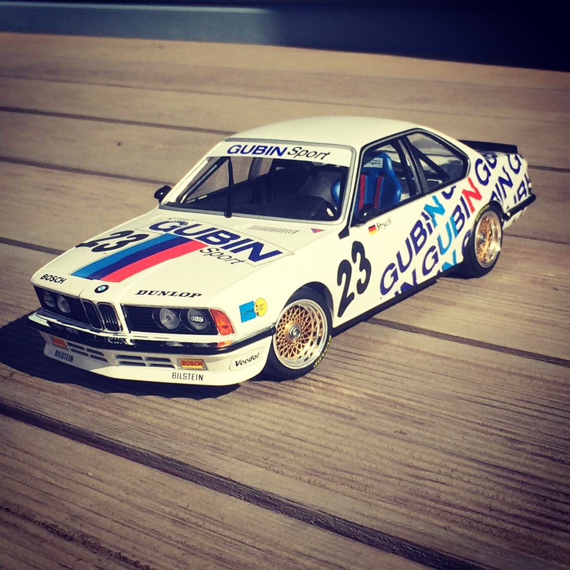 BMW 635 CSi (E24) Gubin sport, DPM winner 1984, #23 V.Strycek, le 1 of 1,002pcs. (minichamps)