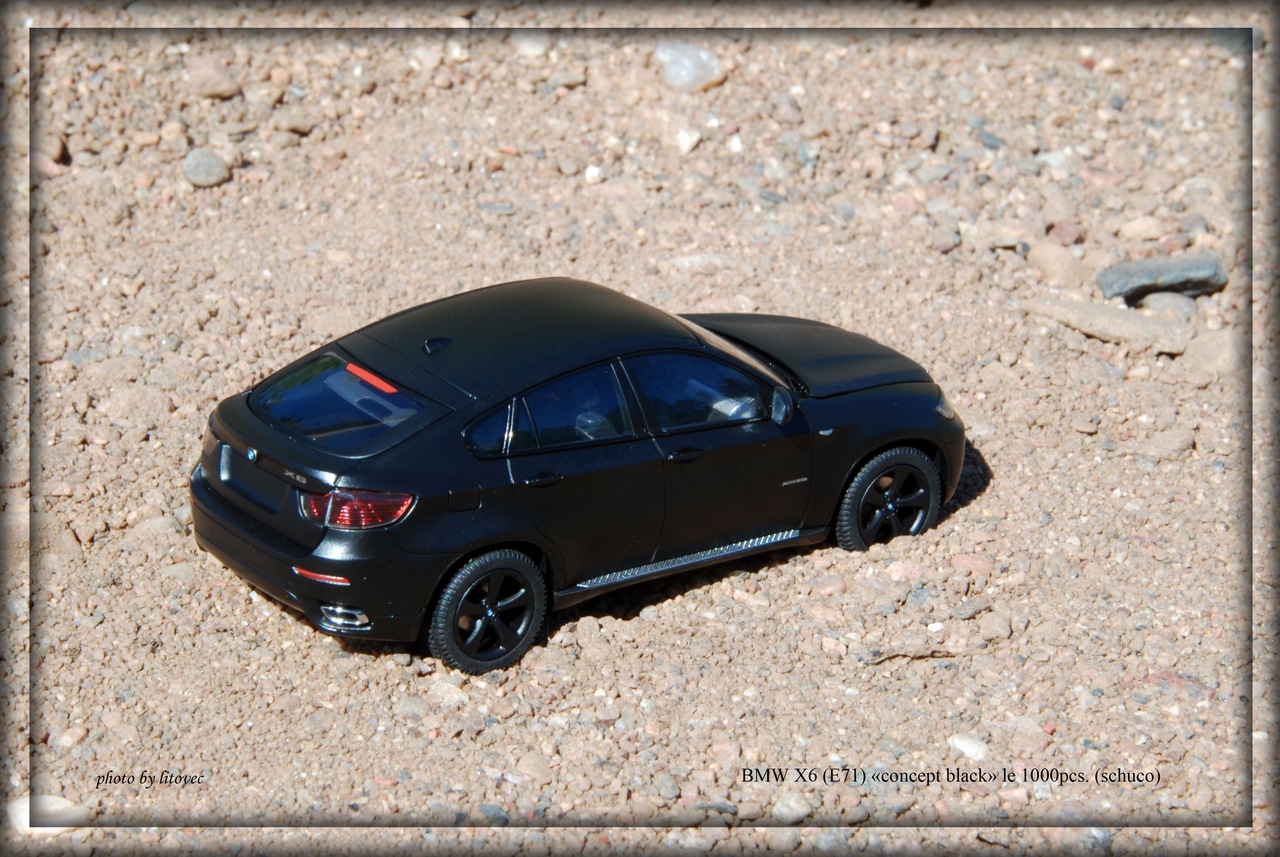 BMW X6 (E71) «concept black», le 1 of 1,000pcs. (schuco) 