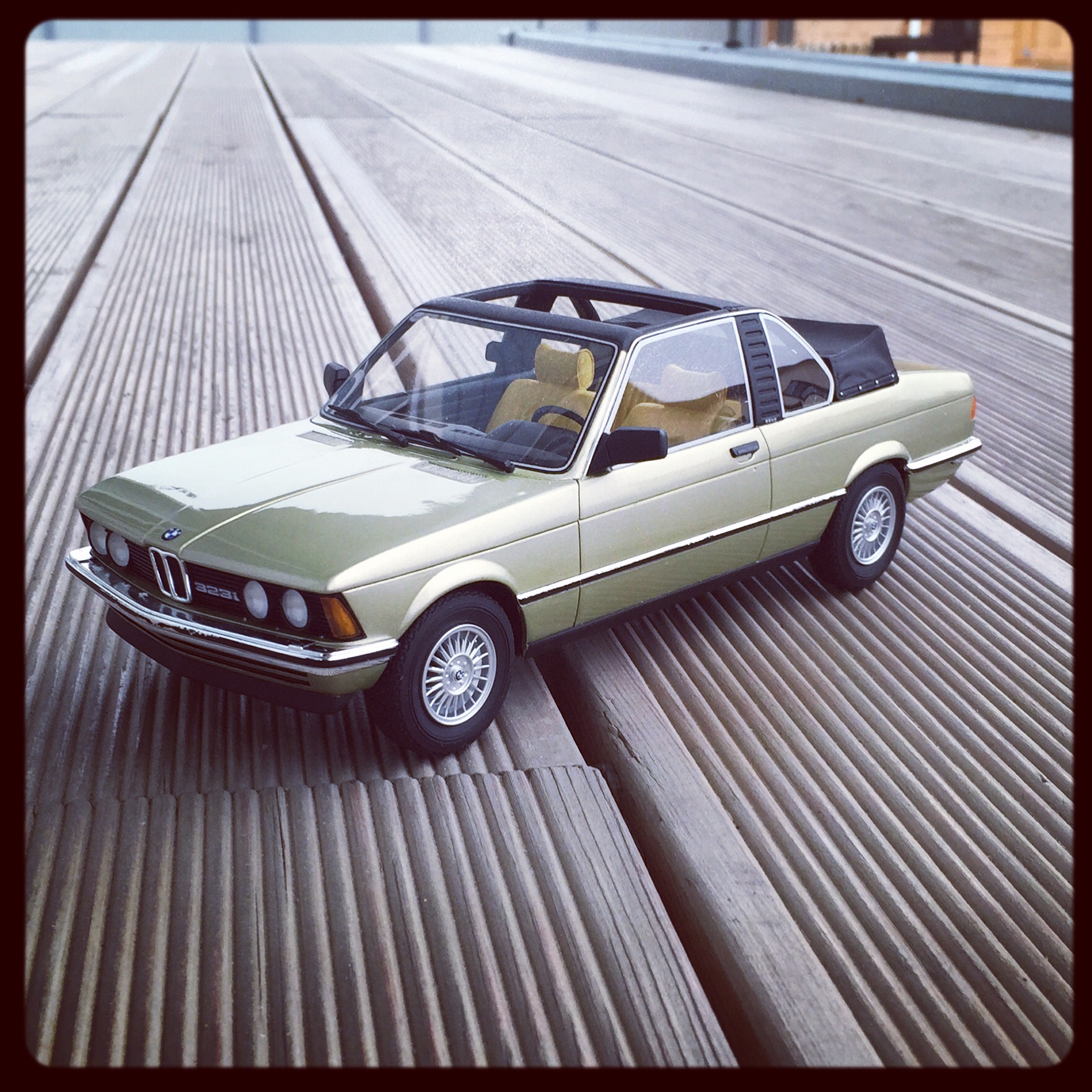 BMW 3 series Baur (E21) 1979, green (bos models)