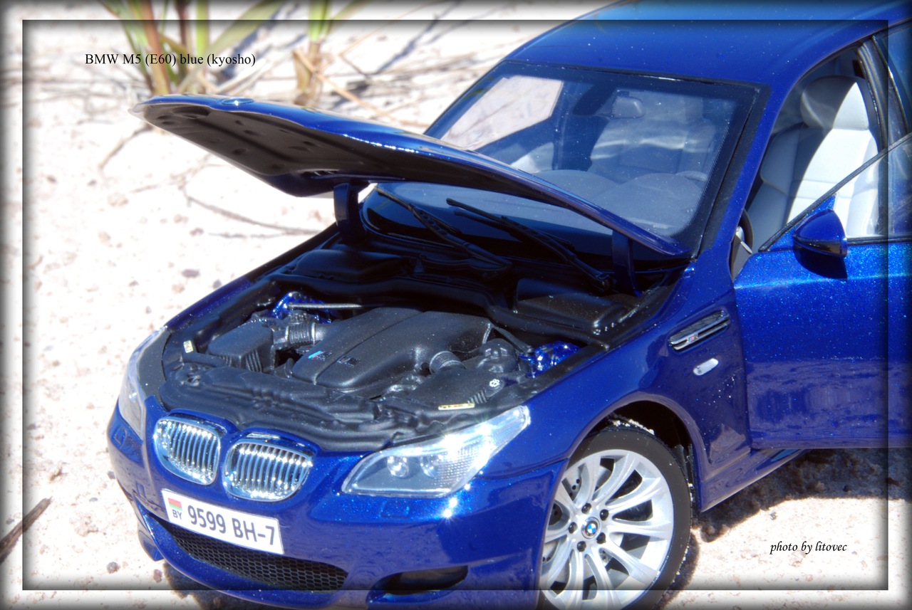 BMW M5 (E60) blue (kyosho)