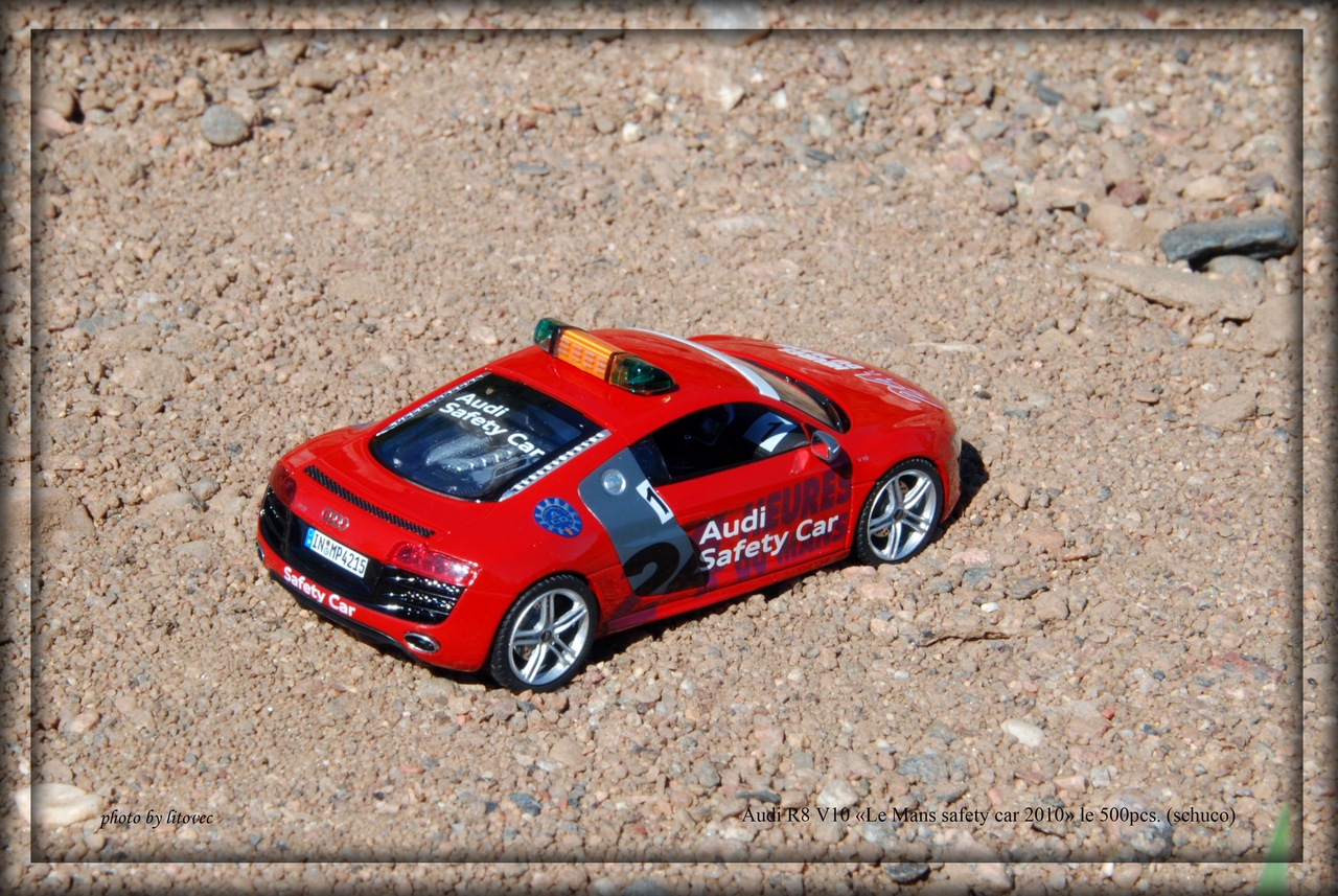Audi R8 V10, «Le Mans safety car 2010», le 500pcs. (schuco) 