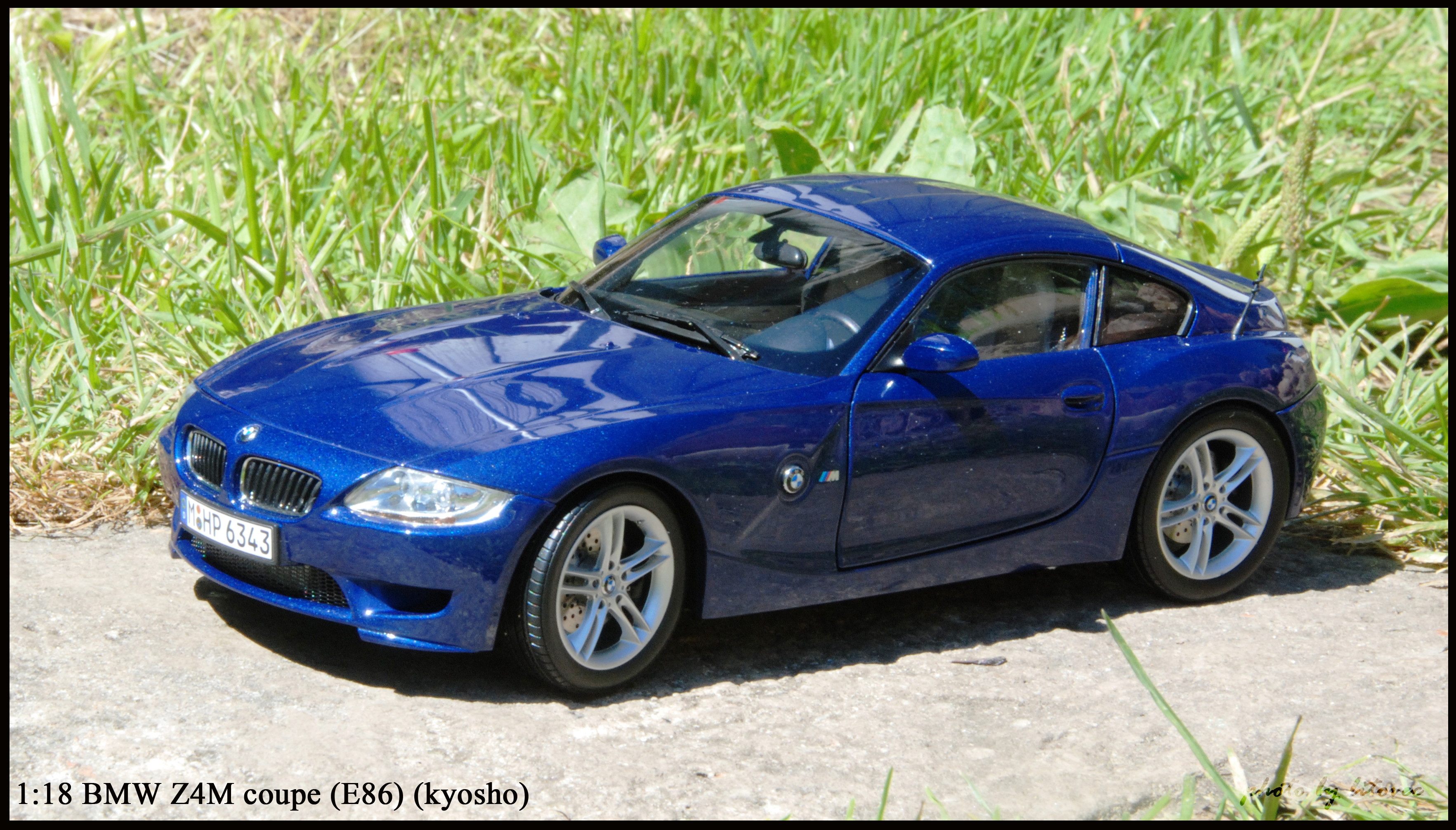 BMW Z4M coupe (E86) blue (kyosho) 
