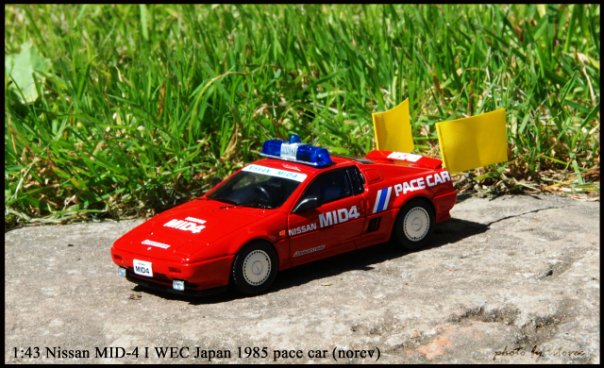 Nissan MID-4 I, WEC Japan 1985, pace car (norev)