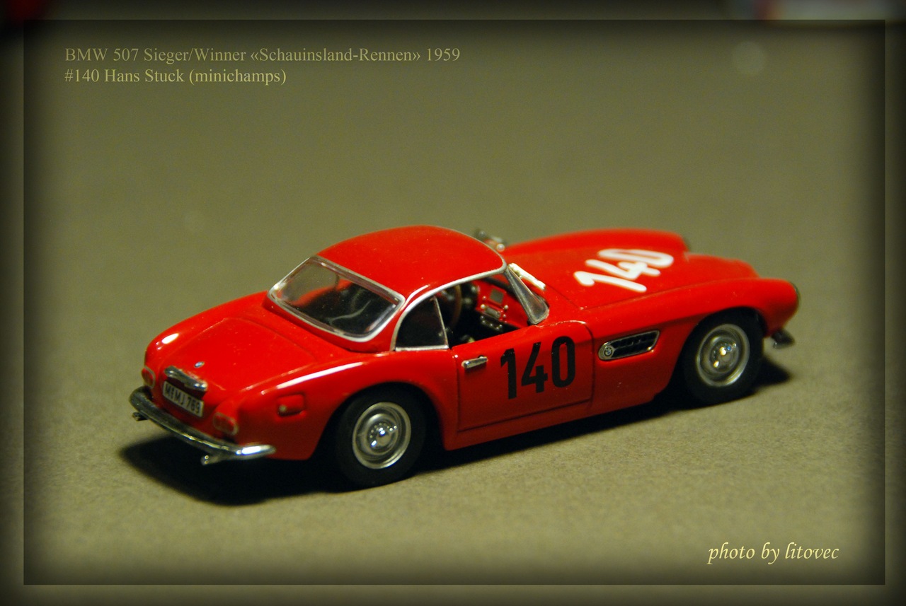 BMW 507, Sieger/Winner «Schauinsland-Rennen», 1959, #140 Hans Stuck (minichamps) 