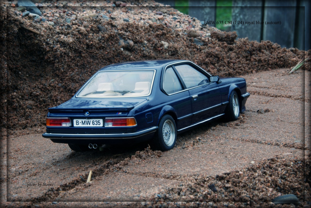 BMW M635 Csi (E24)  "Royal Blue Metallic" (autoart)