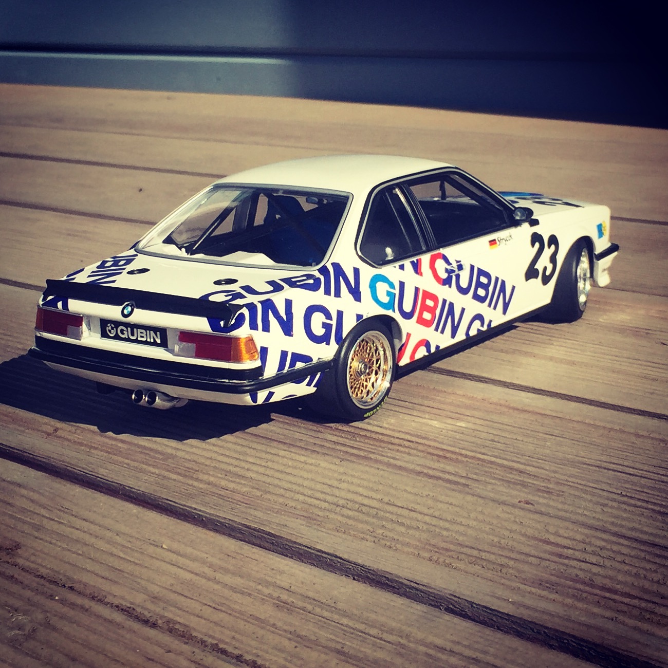 BMW 635 CSi (E24) Gubin sport, DPM winner 1984, #23 V.Strycek, le 1 of 1,002pcs. (minichamps)