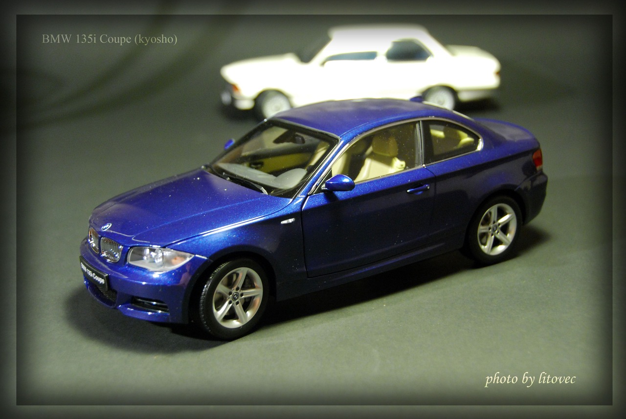 BMW 135i coupe (E82) blue (kyosho)