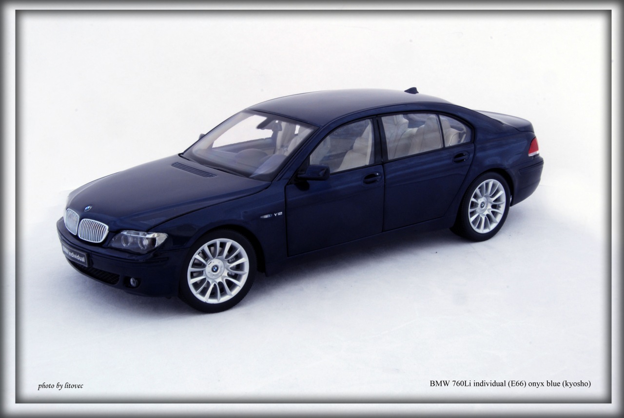 BMW 760Li individual (E66) onyx blue (kyosho)